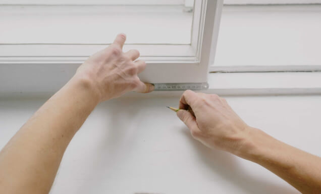 Installation av fönsterbrädor